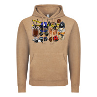Vintage Coffee Police Coffee Cups Vintage Hoodie - FaDigitalArtStudio