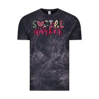 Cloud Black social worker Vintage Tee - OliviaCreatesArt