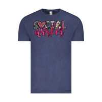 Vintage Denim social worker Vintage Tee - OliviaCreatesArt