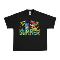 Black Summer Gnomes Urban Heavy Tee - CowCowDesign