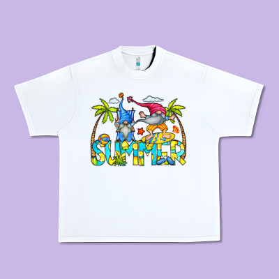 Summer Gnomes Urban Heavy Tee Designed By Cowcowdesign