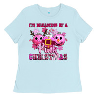 Baby Blue iam dreaming of a christmas Ladies Tee - CowGirlArtShop