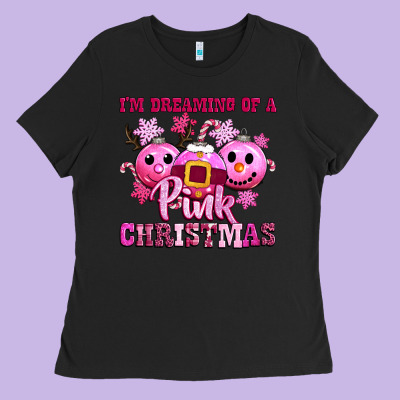 Iam Dreaming Of A Christmas Ladies Tee Designed By Cowgirlartshop