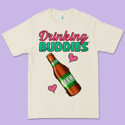 Drinking Buddies Premium Tee Designed By Jasminsmagicworld