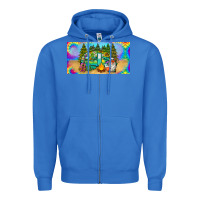 True Royal hippie soul license plate Zipper Hoodie - BarkalooDesign