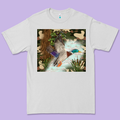 Duck Hunting Premium Tee Designed By Tumblerdesignbyshophia