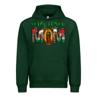 Forest Green mexican mom our lady of guadalupe leopard Urban Hoodie - JahusDesignShop