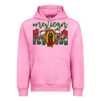 Fuchsia Pink mexican mom our lady of guadalupe leopard Urban Hoodie - JahusDesignShop