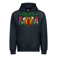 Navy mexican mom our lady of guadalupe leopard Urban Hoodie - JahusDesignShop