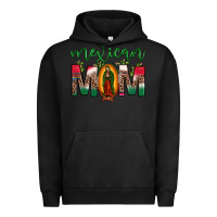 Pigment Black mexican mom our lady of guadalupe leopard Urban Hoodie - JahusDesignShop