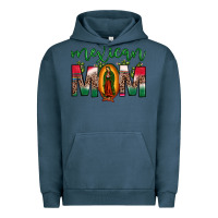Pigment Midnight Navy mexican mom our lady of guadalupe leopard Urban Hoodie - JahusDesignShop