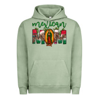 Pigment Oil Green mexican mom our lady of guadalupe leopard Urban Hoodie - JahusDesignShop
