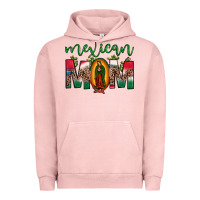 Pigment Salmon mexican mom our lady of guadalupe leopard Urban Hoodie - JahusDesignShop