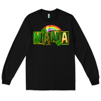 Black St. Patricks Day mama Long Sleeve Tee - FaDigitalArtStudio