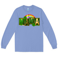 Colony Blue St. Patricks Day mama Long Sleeve Tee - FaDigitalArtStudio