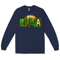 Navy St. Patricks Day mama Long Sleeve Tee - FaDigitalArtStudio