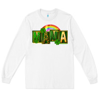 White St. Patricks Day mama Long Sleeve Tee - FaDigitalArtStudio