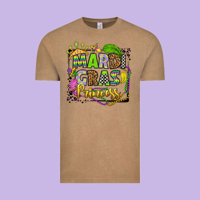 Mardi Gras Princess Vintage Tee Designed By Oliviacreatesart