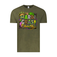 Vintage Olive mardi gras princess Vintage Tee - OliviaCreatesArt