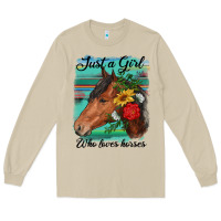 Mushroom just a girl who loves horseshoe Long Sleeve Tee - RanaPortraitStore
