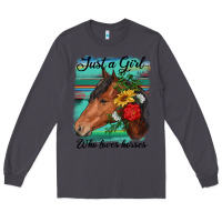 Smoke just a girl who loves horseshoe Long Sleeve Tee - RanaPortraitStore