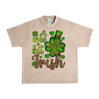 French Oak St. Patrick's A wee bit irish Urban Heavy Tee - OliviaCreatesArt