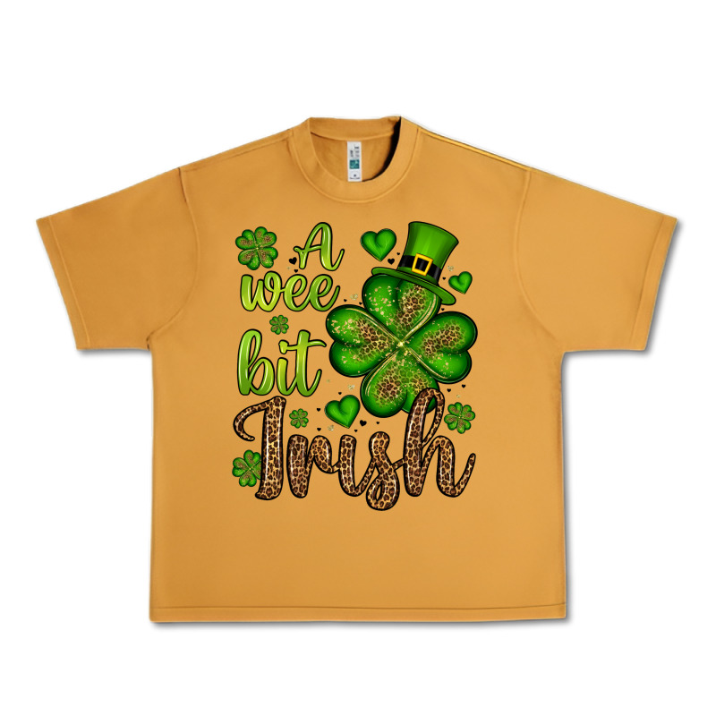 St. Patrick's A Wee Bit Irish Urban Heavy Tee by OliviaCreatesArt | Teevron