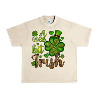 Sandshell St. Patrick's A wee bit irish Urban Heavy Tee - OliviaCreatesArt