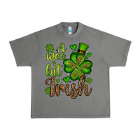 Tornado St. Patrick's A wee bit irish Urban Heavy Tee - OliviaCreatesArt