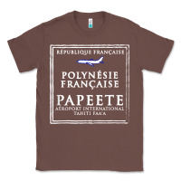 Chestnut papeete tahiti passport stamp vacation travel t shirt Classic Tee - maiPhamDesign