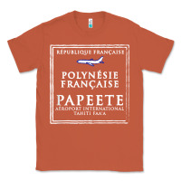 Copper papeete tahiti passport stamp vacation travel t shirt Classic Tee - maiPhamDesign