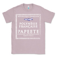 Lilac papeete tahiti passport stamp vacation travel t shirt Classic Tee - maiPhamDesign