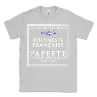 Moon Dust papeete tahiti passport stamp vacation travel t shirt Classic Tee - maiPhamDesign
