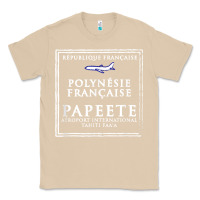 Mushroom papeete tahiti passport stamp vacation travel t shirt Classic Tee - maiPhamDesign