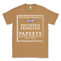 Toasted Coconut papeete tahiti passport stamp vacation travel t shirt Classic Tee - maiPhamDesign