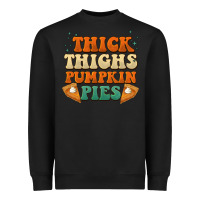 Black thick thighs pumpkin pies Heavyweight Sweatshirt - BarkalooDesign