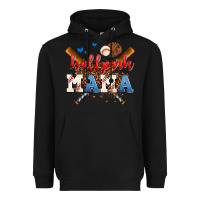 Black ballpark mama Heavyweight Hoodie - AdoDesignShop