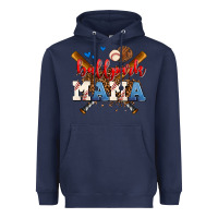 Navy ballpark mama Heavyweight Hoodie - AdoDesignShop