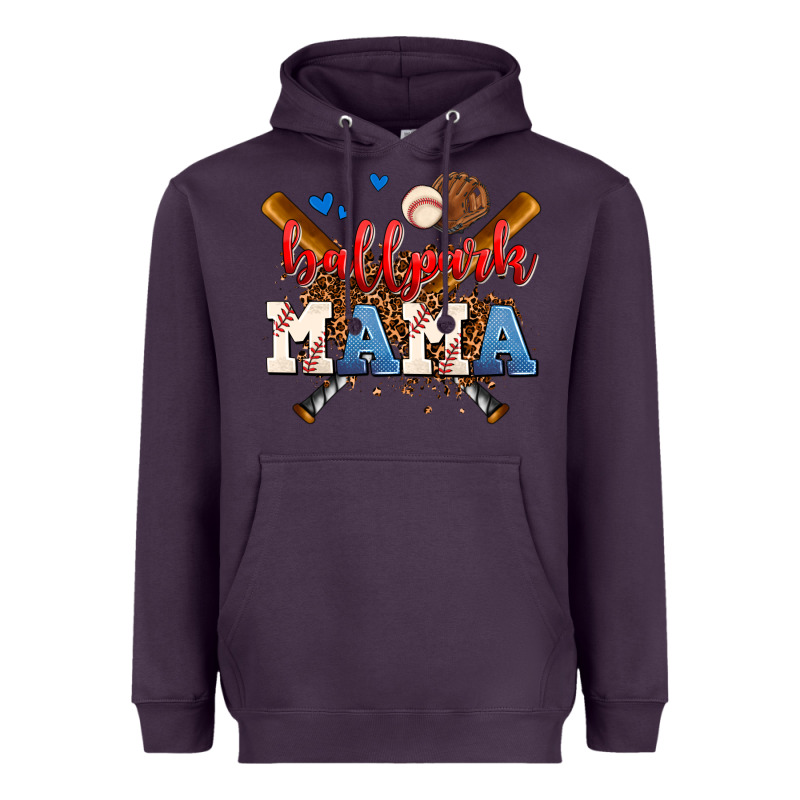 Ballpark Mama Heavyweight Hoodie by AdoDesignShop | Teevron
