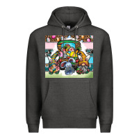Charcoal Heather easter Premium Hoodie - CowhideDigitalArt