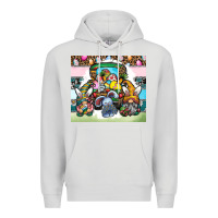 Dove Grey easter Premium Hoodie - CowhideDigitalArt
