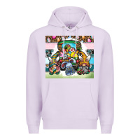 Lilac easter Premium Hoodie - CowhideDigitalArt