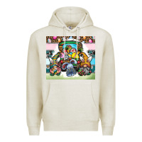 Oatmeal Heather easter Premium Hoodie - CowhideDigitalArt