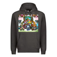 Smoke easter Premium Hoodie - CowhideDigitalArt