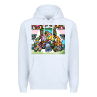 White easter Premium Hoodie - CowhideDigitalArt