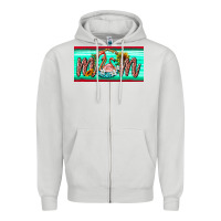 Dove Grey flamingo mom license plate Zipper Hoodie - BarkalooDesign
