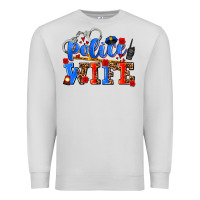 Dove Grey police wife Premium Sweatshirt - AdoDesignShop