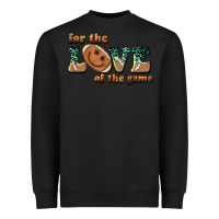 Black for the love  of the game Heavyweight Sweatshirt - BarkalooDesign