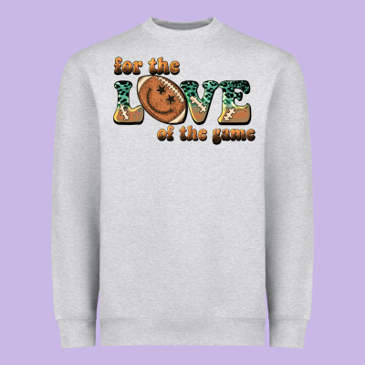 For The Love  Of The Game Heavyweight Sweatshirt Designed By Barkaloodesign