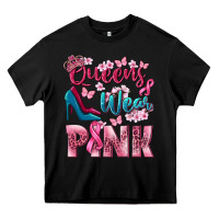 Black Queens wear pink Breast Cancer Heavy Core Tee - NancyCooperArtShop